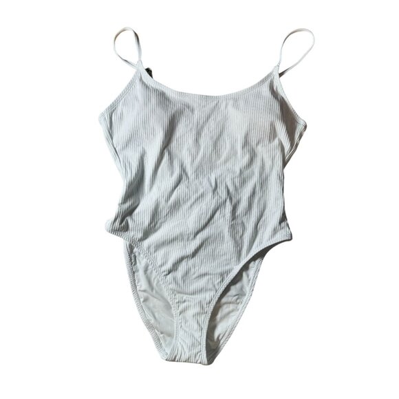 Andie the Laguna White Women's One Piece Swimsuit - Picture 2 of 5